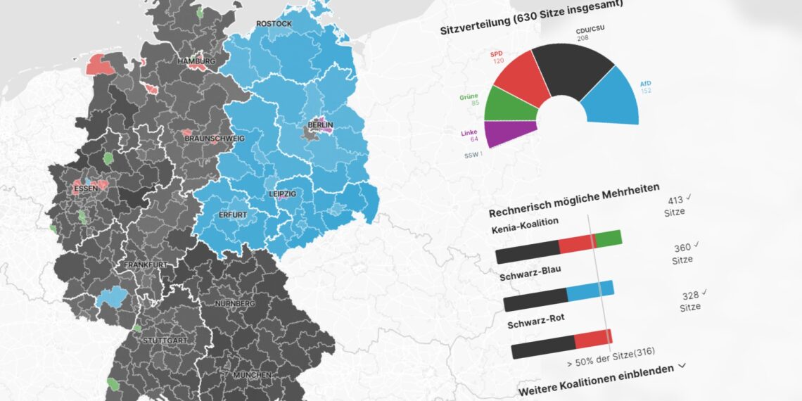 Niebieska (czerwona) kartka dla polityków w wyborach w Niemczech