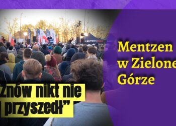 Sławomir Mentzen w Zielonej Górze. „Znów nikt nie przyszedł”