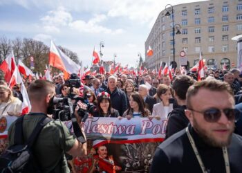 Lubuszanie w Warszawie. Na marszu 1000-lecia Koronacji Bolesława Chrobrego i 500-lecia Hołdu Pruskiego