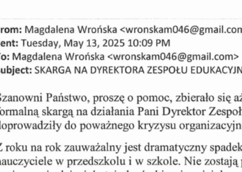 Ktoś chce doprowadzić do usunięcia dyrektorki ZE nr 3 w Zielonej Górze. Kto? Wiemy…