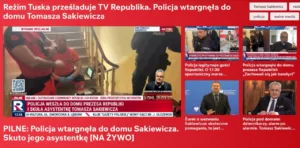 Atak na TV Republika. SDP żąda zakończenia represji wobec niezależnych mediów 6 Atak na TV Republika. SDP żąda zakończenia represji wobec niezależnych mediów