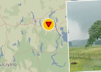 Trąba powietrzna na Mazurach. Klimatyści obwiniają węgiel