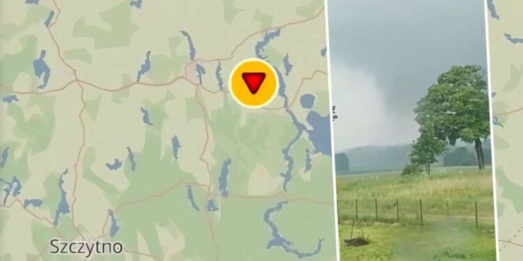 Trąba powietrzna na Mazurach. Klimatyści obwiniają węgiel