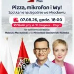 Mateusz Morawiecki zaprasza mieszkańców Jagodna. W piątek otwarte spotkanie „Pizza, mikrofon i Wy!”
